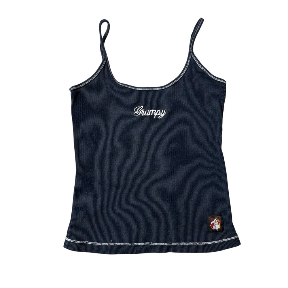 Vintage Disneyland Grumpy Snow White Ribbed Tank Top